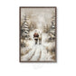 Vintage Santa Deer