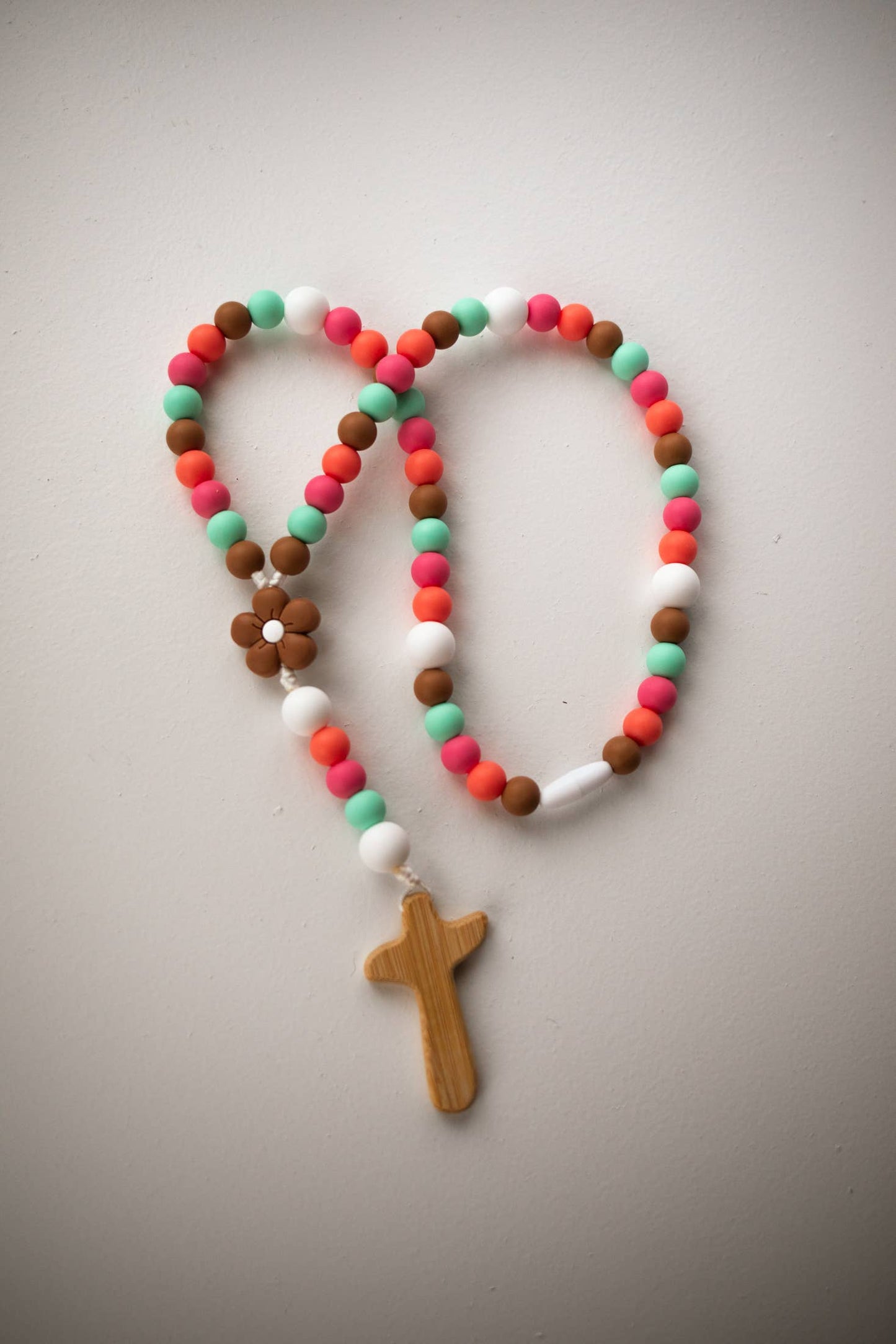 Flower Baby Rosary | Girl Baptism Gift | Christening Gift