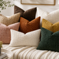 Double-Sided Textured Chenille Throw Pillow