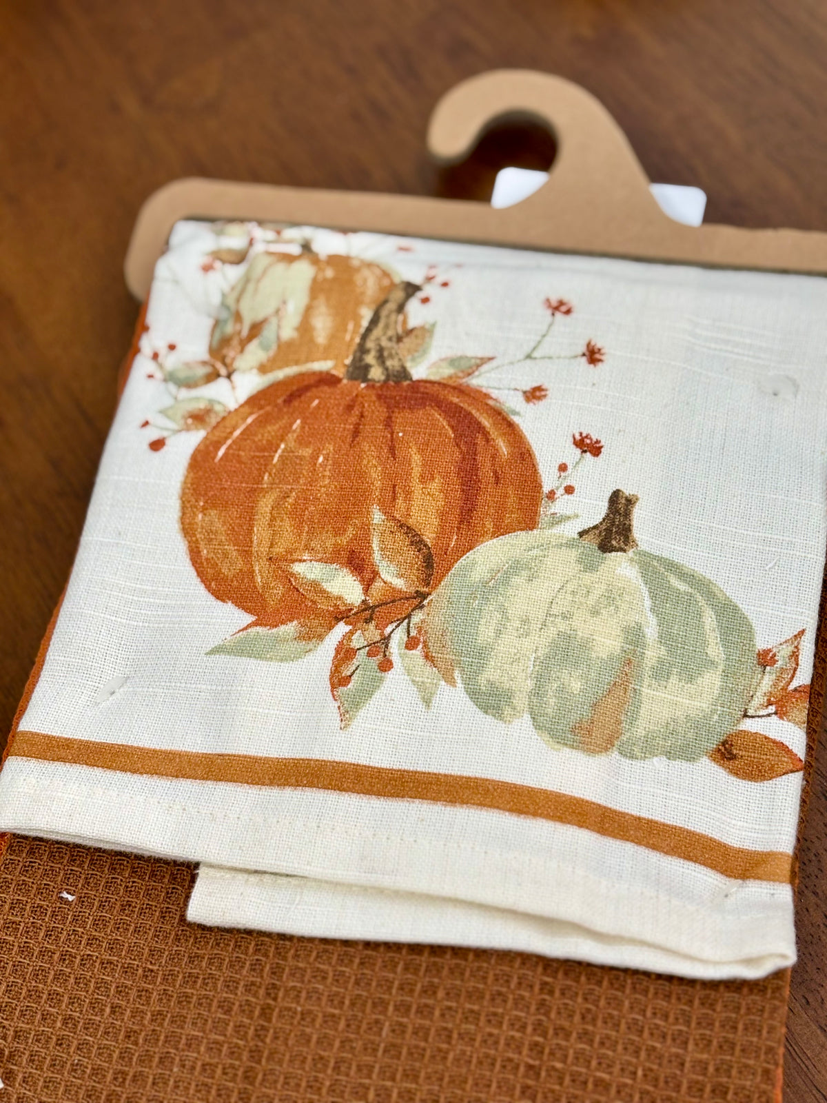 Fall Pumpkin Towel Set