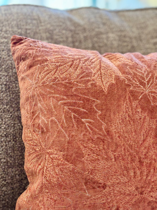 Auburn Leaves Pillow