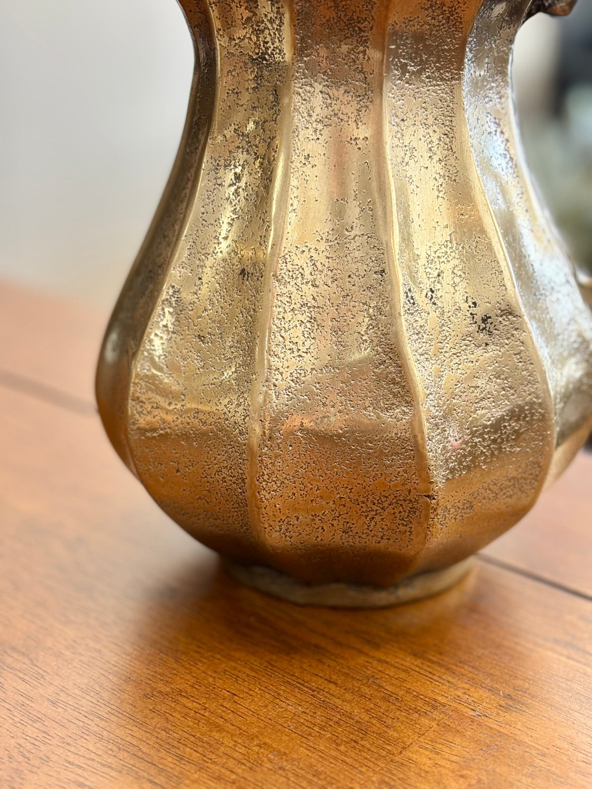 Gold Strip Pitcher