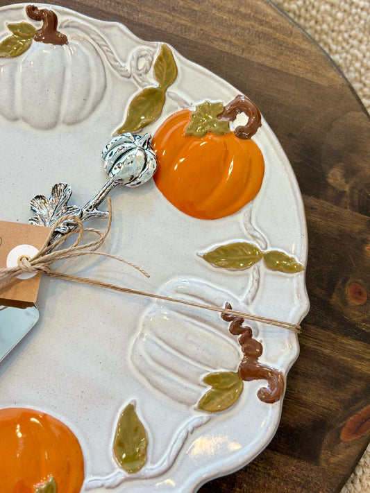 Pumpkin Plate Set