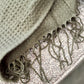 Olive Green Waffle Throw