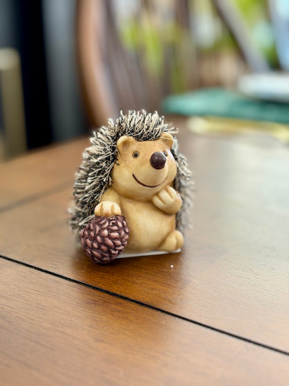 Hedgehog w/ Pinecone