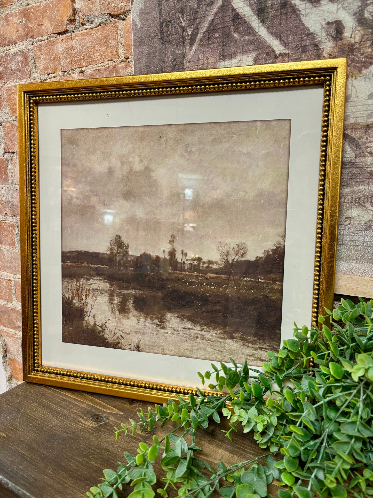RIVER SCENE FRAMED PRINTS