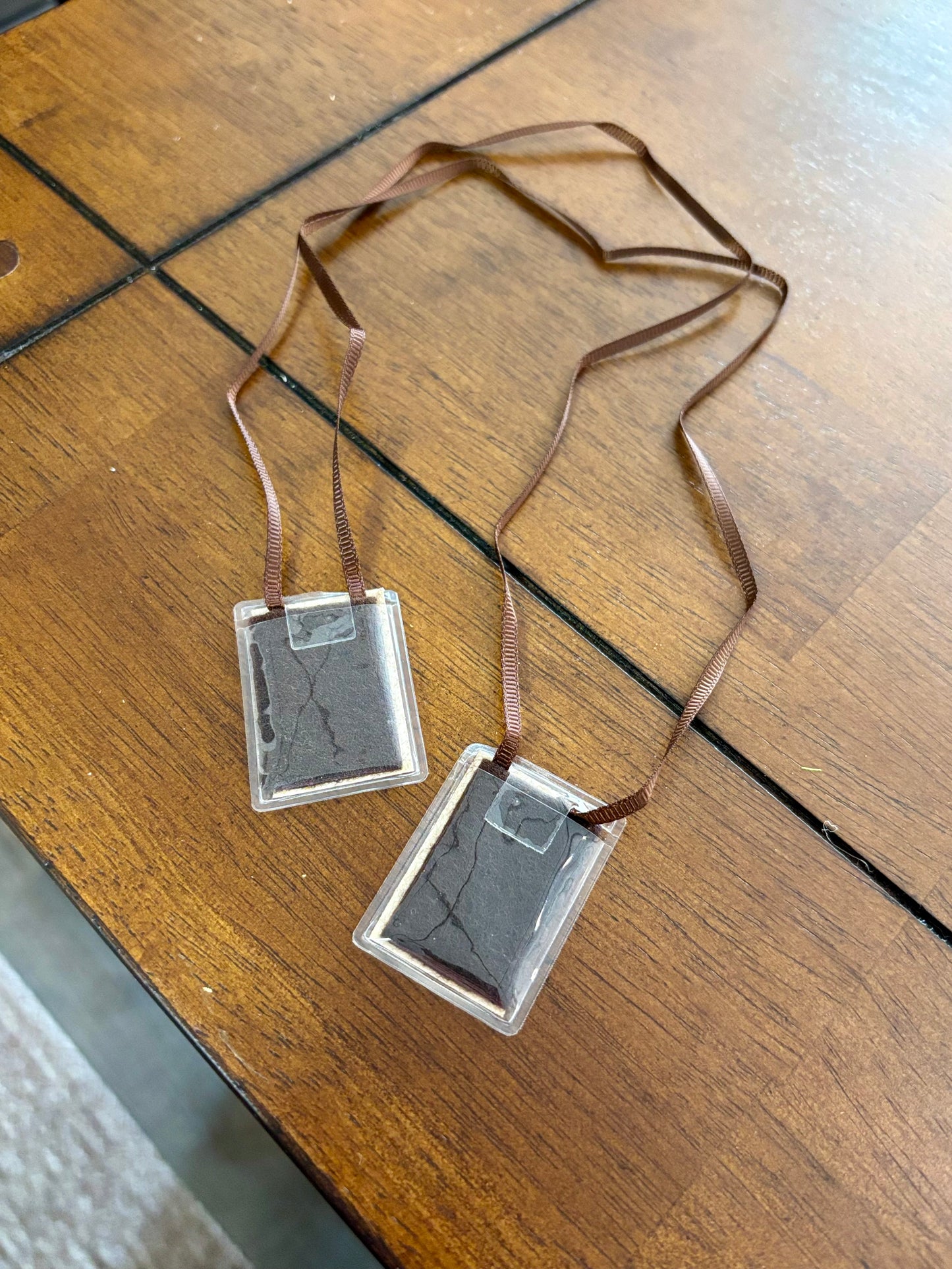 Scapular Brown Cord