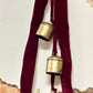 Burgundy Velvet Bell Hanger