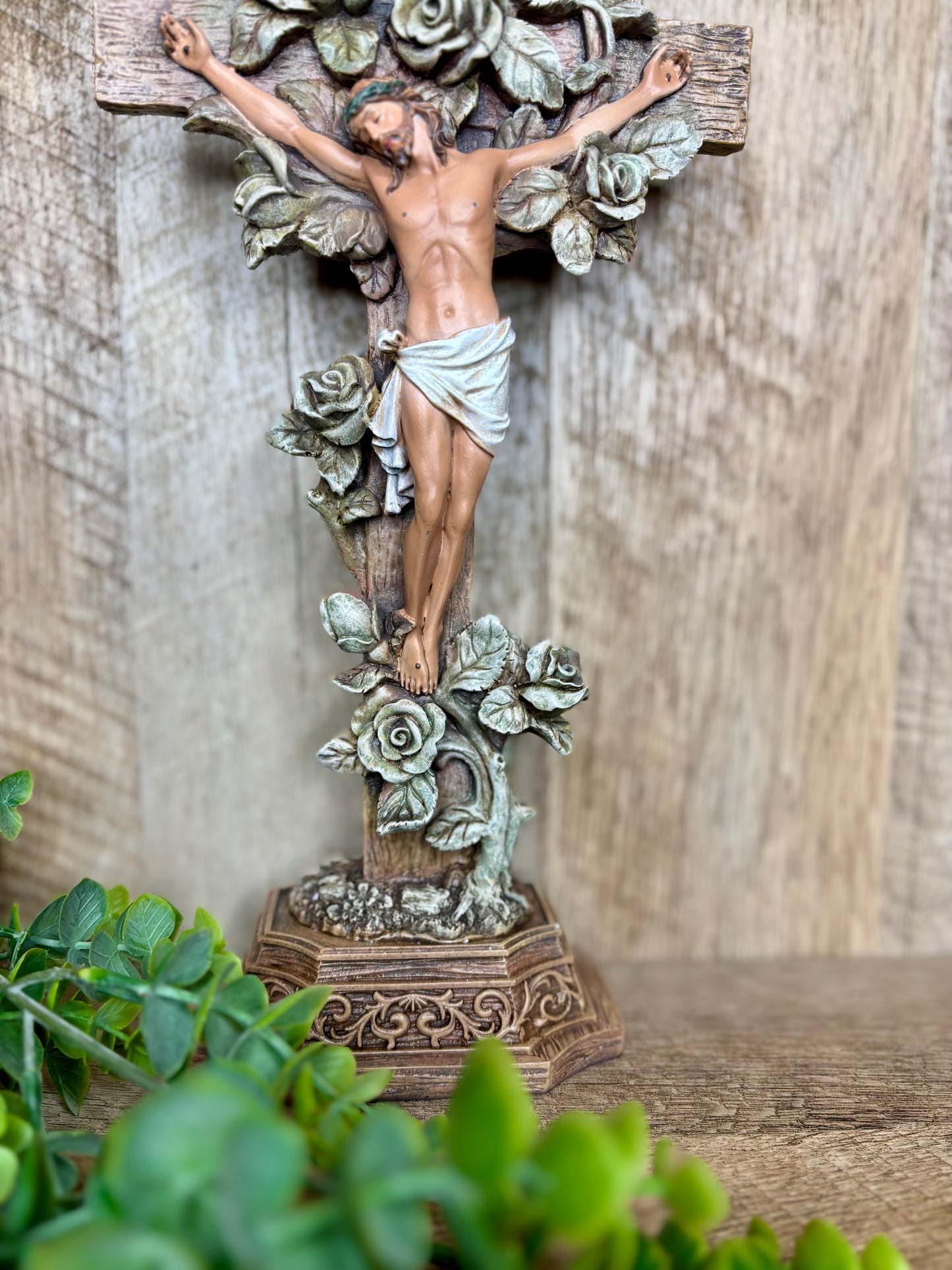 Crucifix with Roses