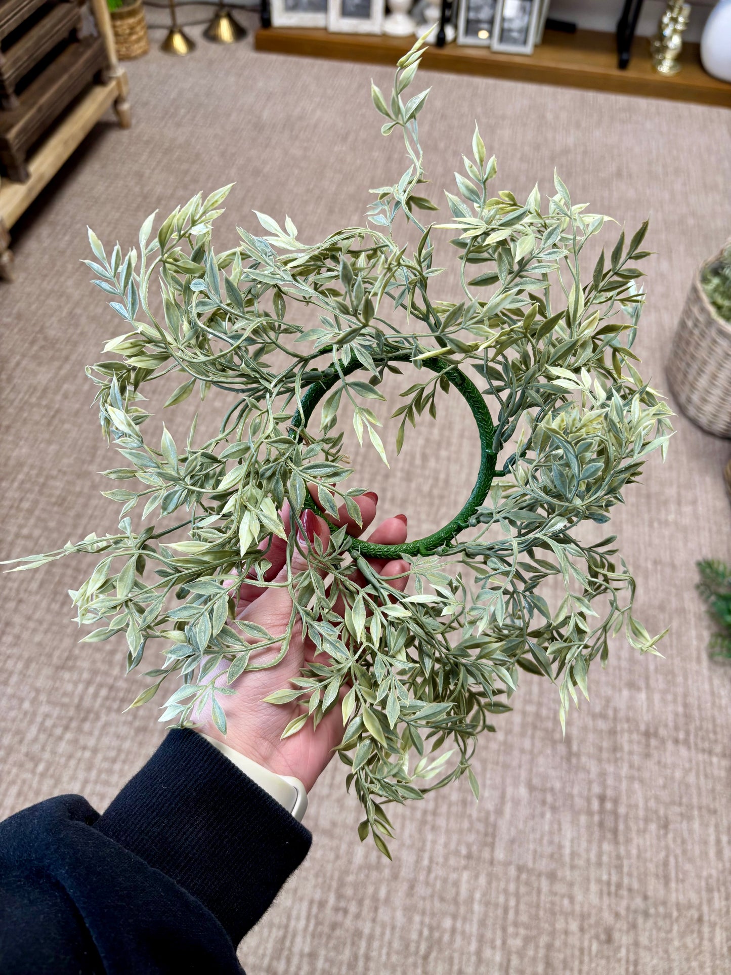 Ficus Candle Wreath