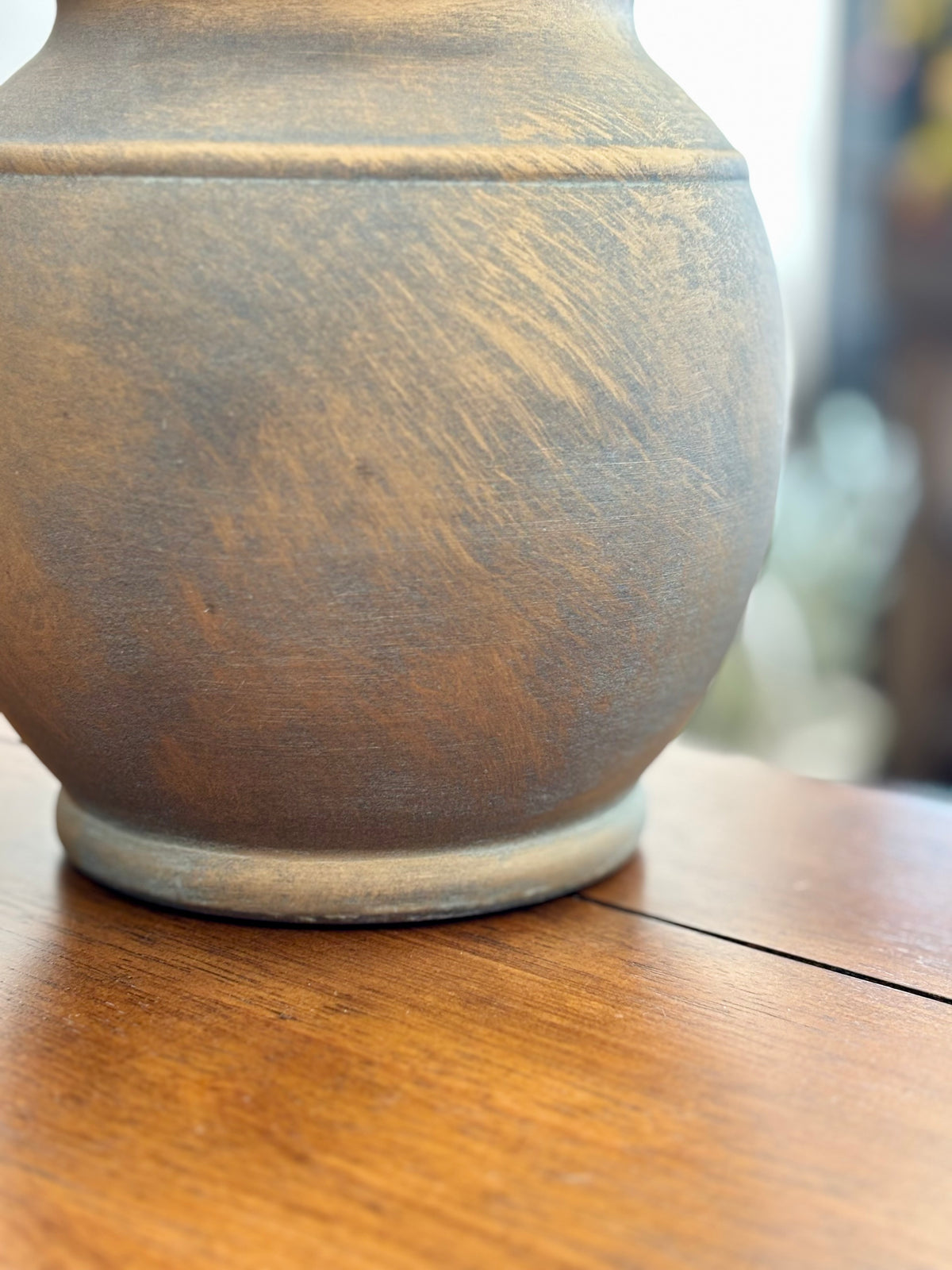 Bronze Rolled Vase