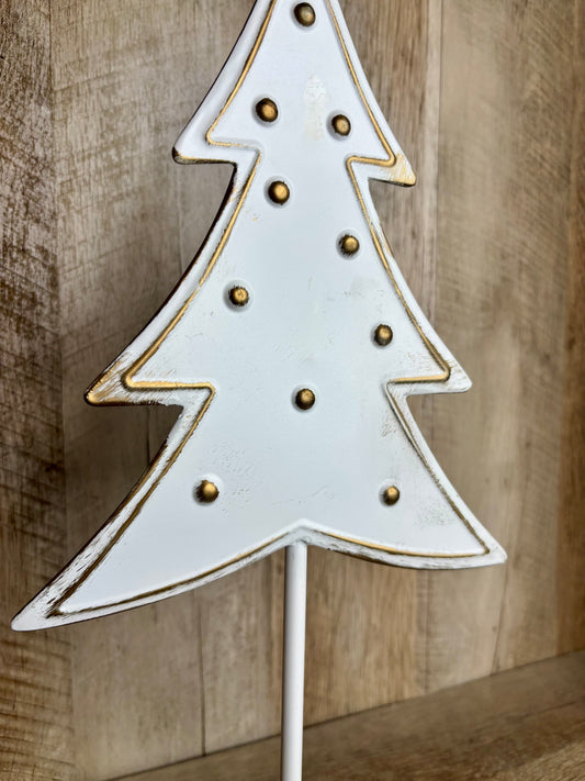 WHITE AND GOLD TREES