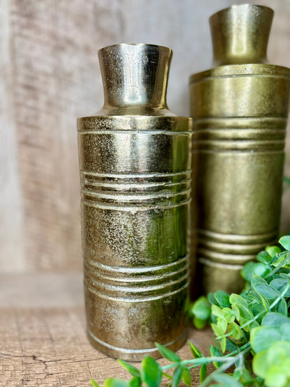 Champagne Alum Vase