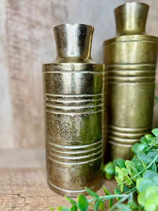 Champagne Alum Vase