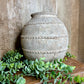 ANTIQUE TAUPE DECO LINE VASE