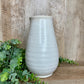 BEIGE/WHITE DECO VASE