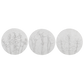Round Debossed Botanical Wall Decor