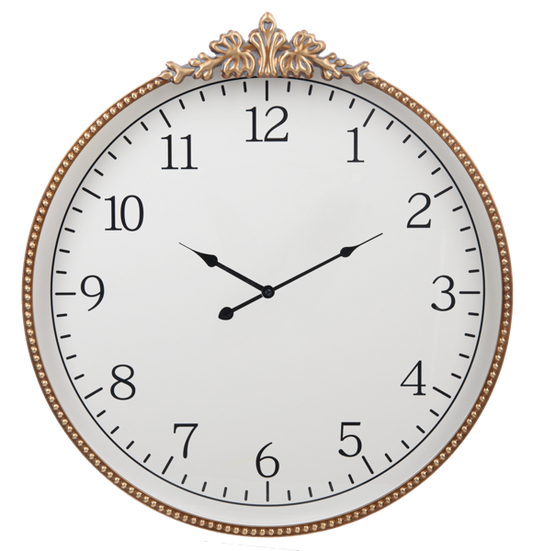 Gold Round Wall Clock