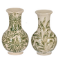 Green Botanical Pattern Vase