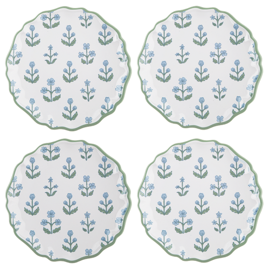 Vintage Floral Dinner Plate (4 pc. set)