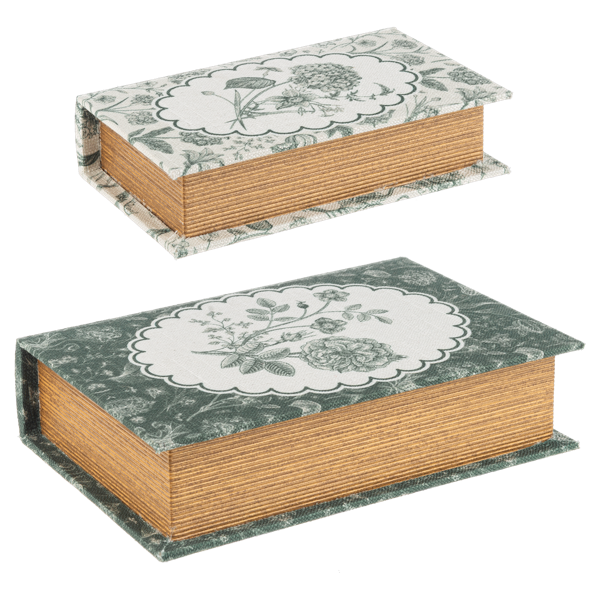Botanical Book Decor