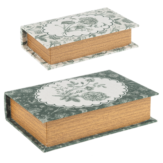 Botanical Book Decor