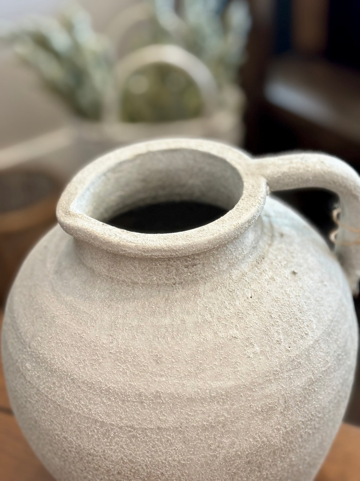 Grey Wash Ceramic Vase