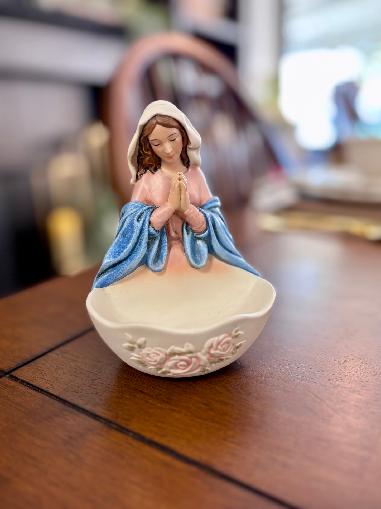 Praying Madonna Rosary Holder