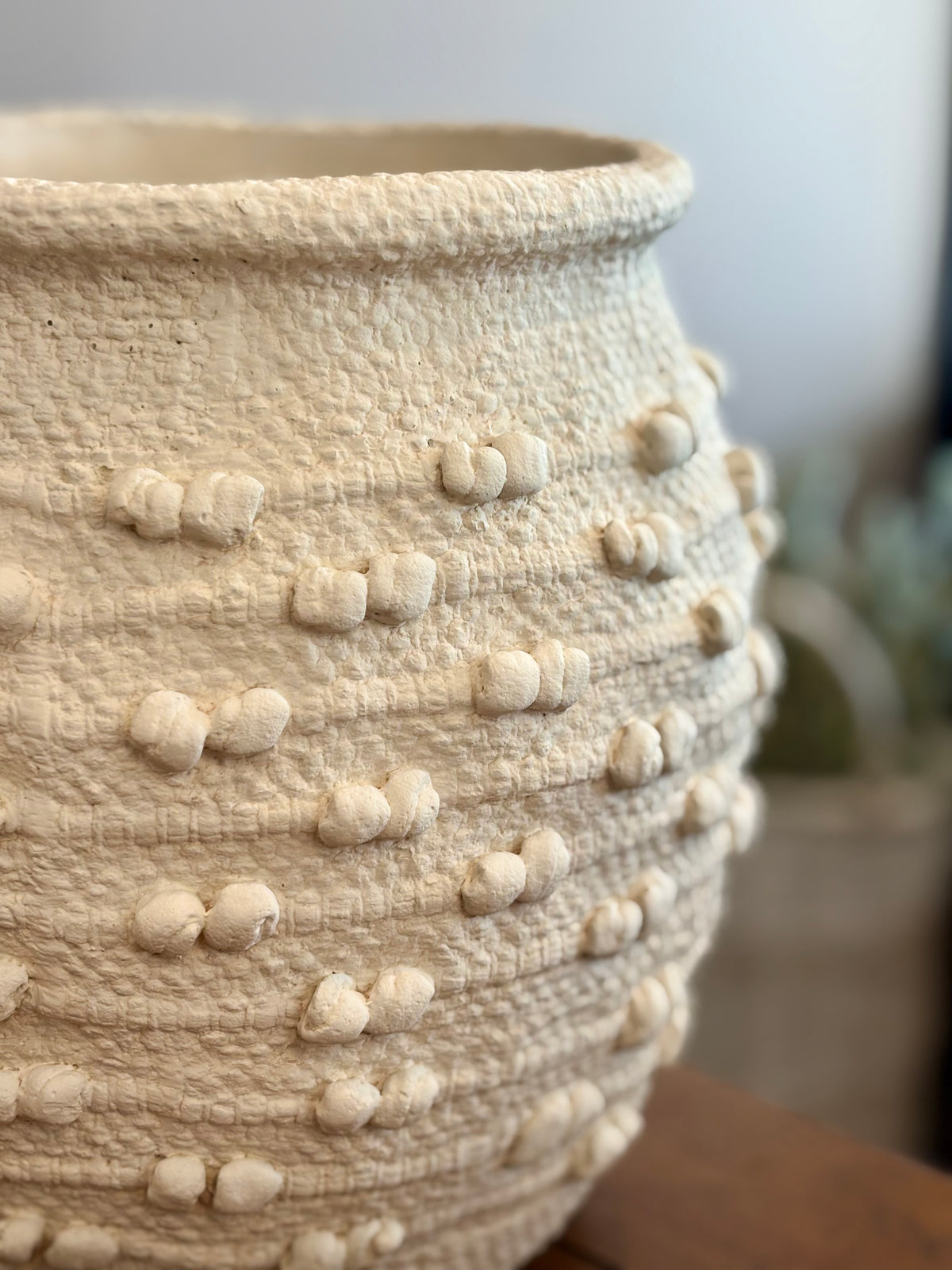 White Knot Vase