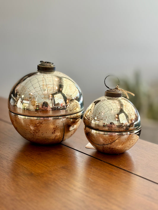 Gold Ornament Jar