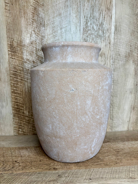 CLAY COLUMN VASE