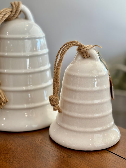 White Ceramic Bell