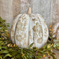 8.75"H BEIGE HEIRLOOM PUMPKIN