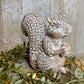 Carved Geo Pattern Squirrel