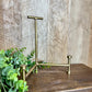 BRASS ANT. RD FOOT EASEL