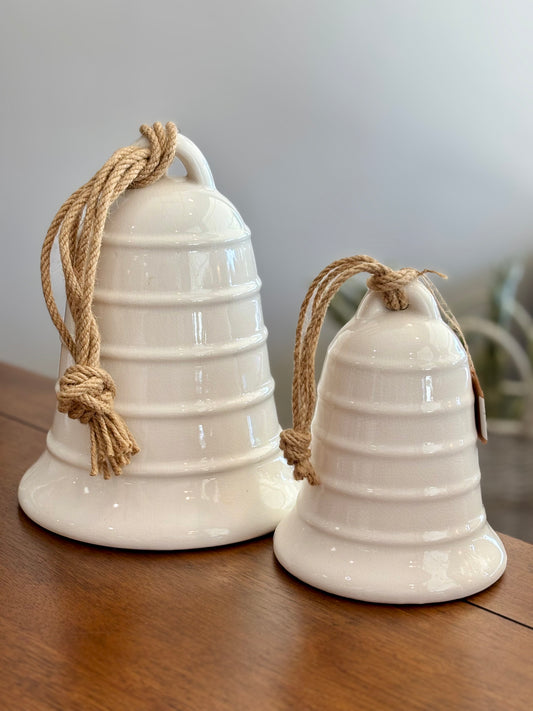 White Ceramic Bell