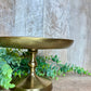 ANT. BRASS CAKE STAND