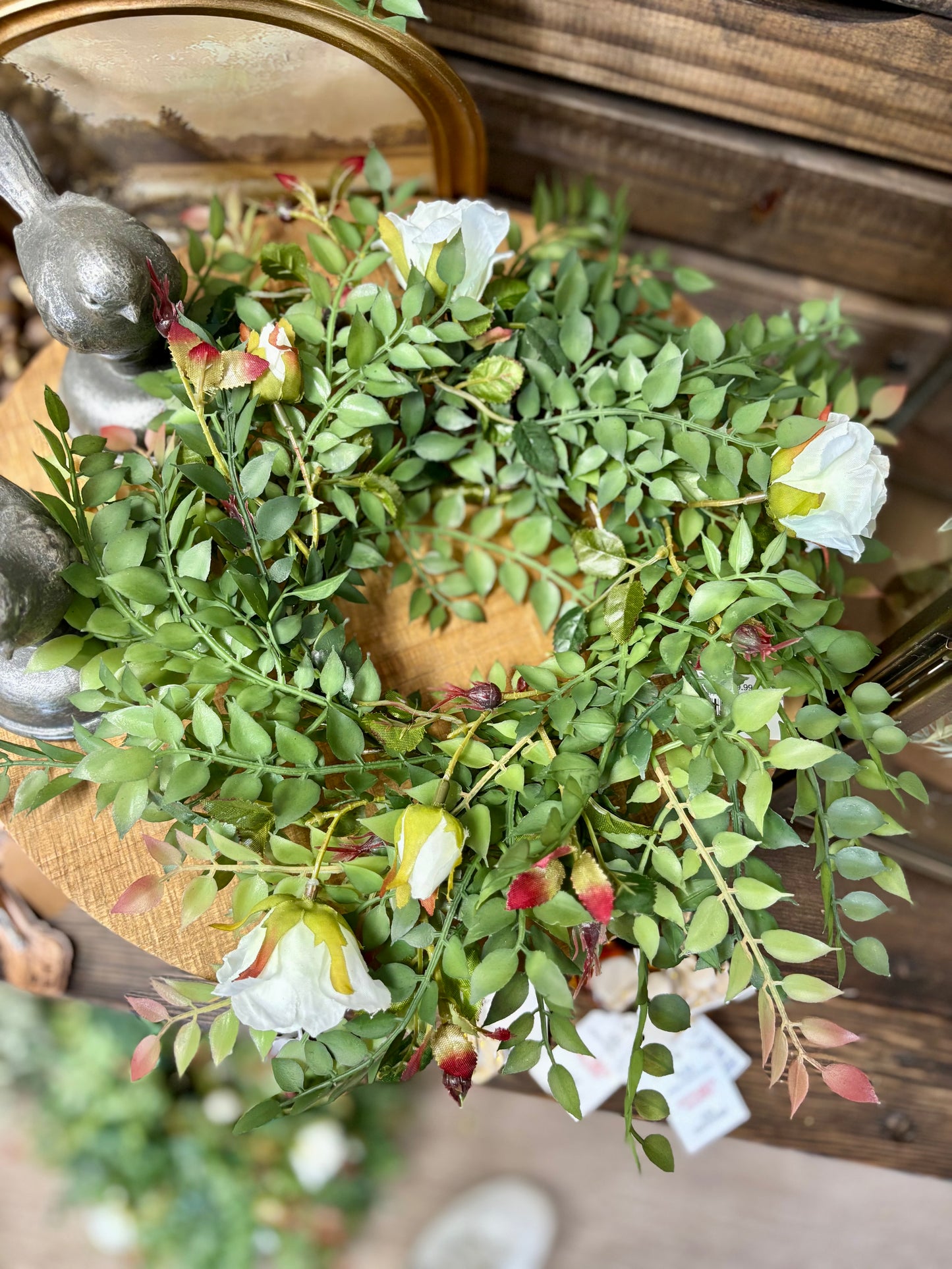 Rose & Similax Wreath