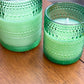 Pine Green Dotted Candle