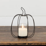 Metal Pumpkin Candle Holder