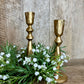 S/2 GOLD CANDLESTICKS