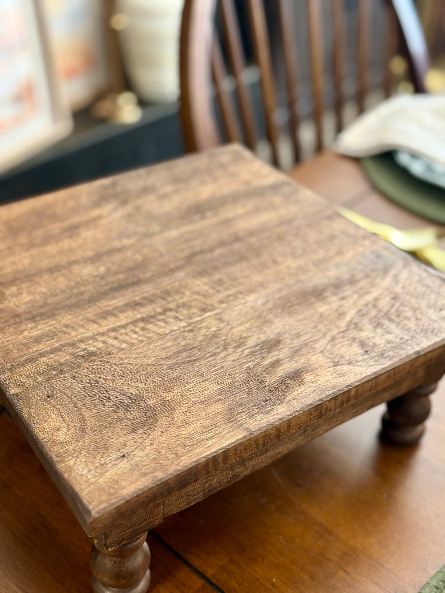 Dark Wood Riser