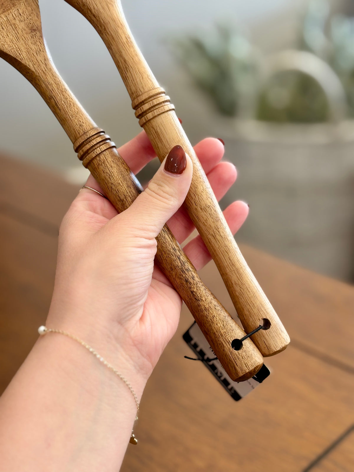 2pc Wood Spatula Set