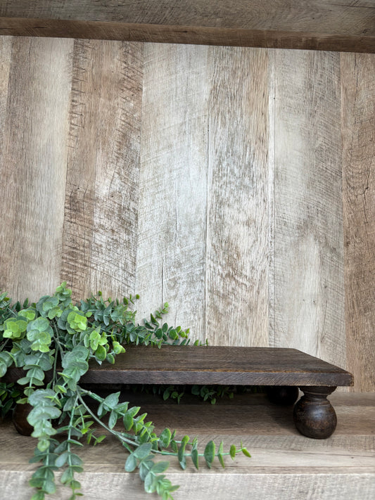 DARK WOOD RECT. RISER