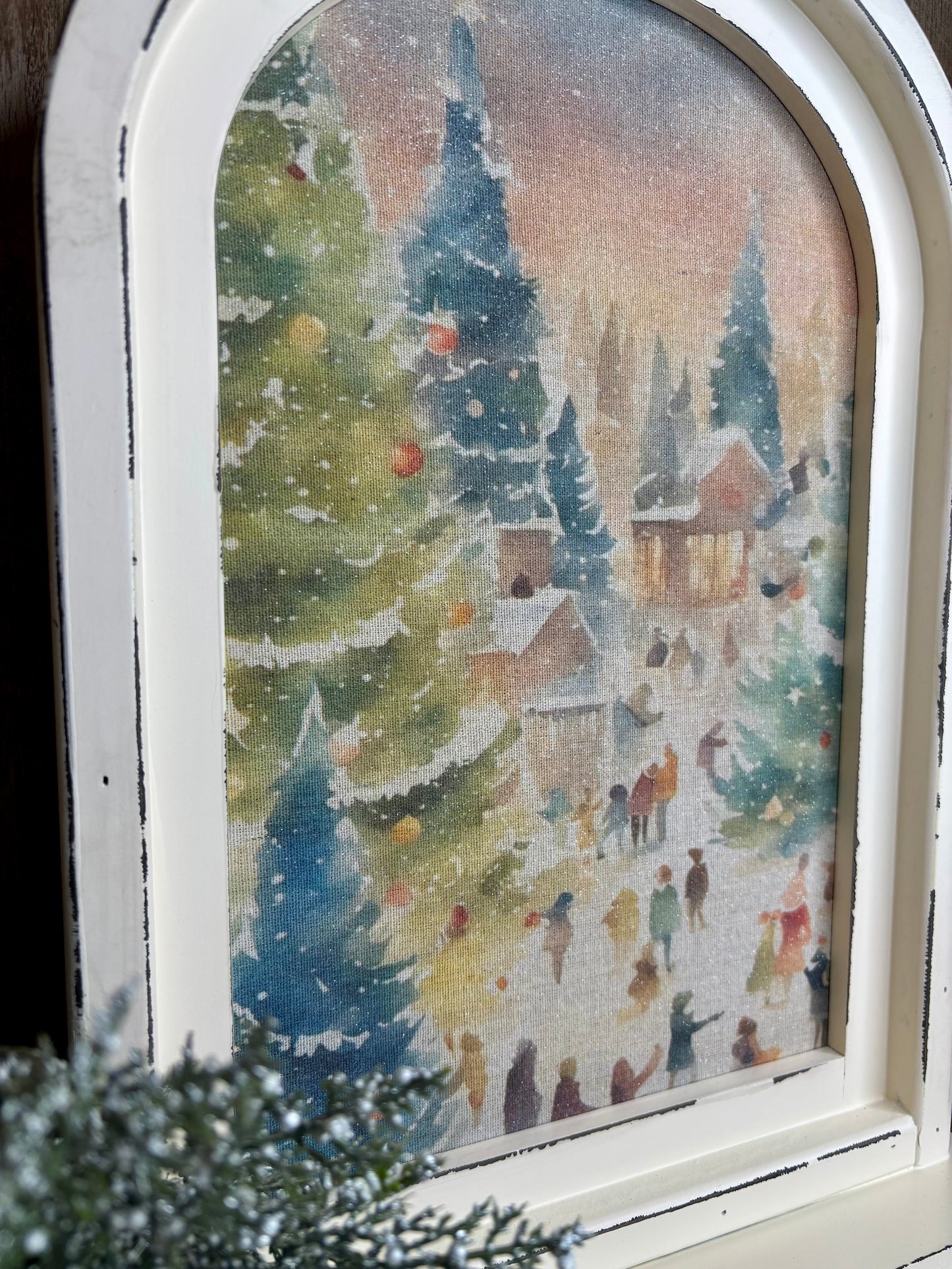 Vintage Holiday Scene