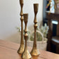 S/3 Brass Taper Candle Holders