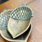 Brass Antique Acorn Tray