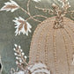 18 X 18 AUTUMN PUMPKINS GREEN PILLOW