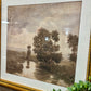 RIVER SCENE FRAMED PRINTS
