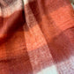 Rust Color Block Throw